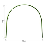 6PCS Greenhouse Plant Hoops Garden Tunnel Support for Row Covers and Netting