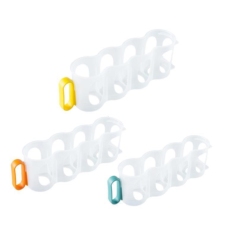 Beer Soda Can Storage Holder Kitchen Fridge Space Saver Rack Organizer 1-3PCS - Orange