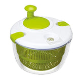 Salad Spinner Vegetable Lettuce Salad Leaves Washer Dryer Serving Bowl Container - Front View