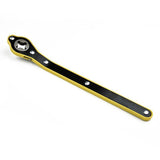 Car Labor-Saving Jack Ratchet Wrench Wheel Hand Crank Cross Wrench Repair Tool - Front View