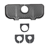 Kitchen Faucet Storage Rack Holder Soap Sponges Caddy Organizer Sink Basket Rack - Black - Close-Up Angle