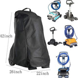 Waterproof Pool Cleaner Cover 420D Oxford Protective Dust Cover with Storage Bag - Side View