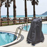 Waterproof Pool Cleaner Cover 420D Oxford Protective Dust Cover with Storage Bag - Low Angle