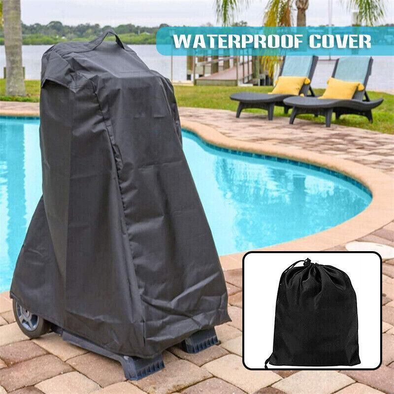 Waterproof Pool Cleaner Cover 420D Oxford Protective Dust Cover with Storage Bag