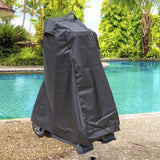 Waterproof Pool Cleaner Cover 420D Oxford Protective Dust Cover with Storage Bag - Top-Down View