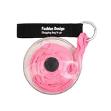 Large Capacity Folding Telescopic Storage Bag Portable Shopping Bag For Travel - Pink - Extra Image