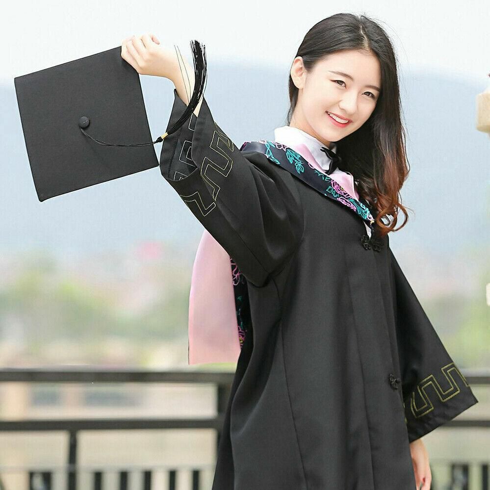 Mortarboard Graduation Hat Academic Cap Black Bachelor Master Chancellor Hat Au