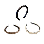 Women Girls Boho Chic Braided Synthetic Leather Hair Headband Head Band Hoop - Beige