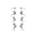 Hairline Edge Tattoo Stickers - Curly Fringe Decals for Women Styling - 9