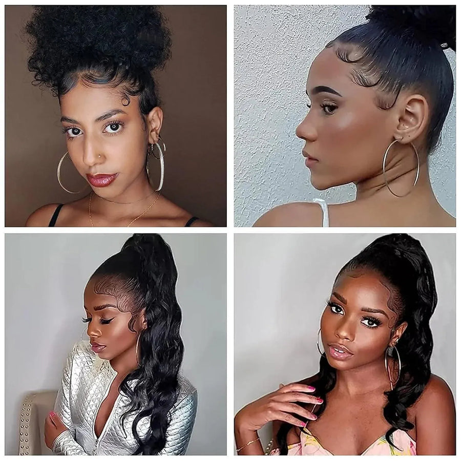 Hairline Edge Tattoo Stickers - Curly Fringe Decals for Women Styling - 9