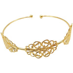 Adjustable Gold Upper Arm Cuff Bracelet for Women Fashion Boho Armband Jewelry