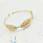 Adjustable Gold Upper Arm Cuff Bracelet for Women Fashion Boho Armband Jewelry