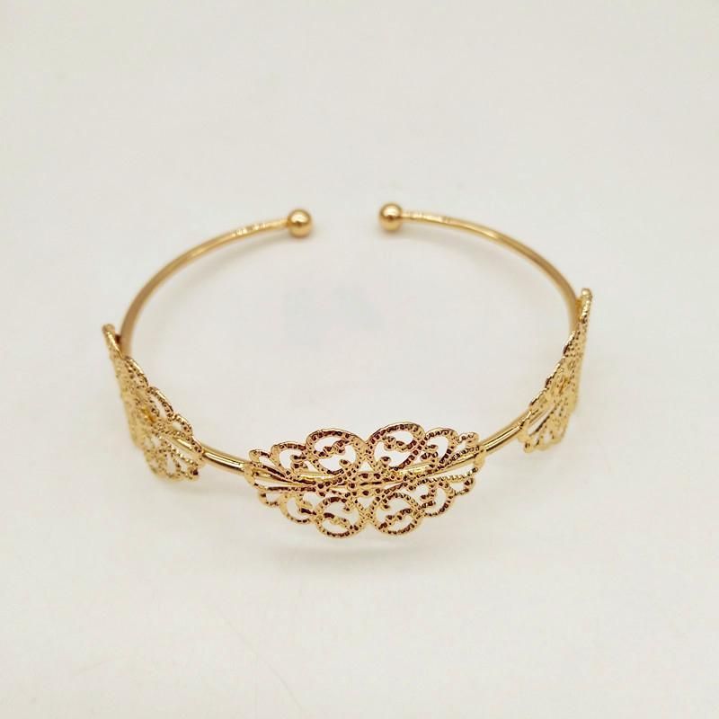 Adjustable Gold Upper Arm Cuff Bracelet for Women Fashion Boho Armband Jewelry