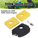 Yellow Square Cotton Lawn Mower Accessories Replacement Parts for Efficient