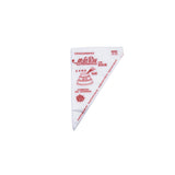 100-200Pcs Disposable Piping Bags For Cake Decor Icing Frosting Piping Nozzles - Yellow (Thick)-Large *100 PCS - Rear View