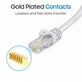Fast Ethernet Network Cable CAT6 1000Mbps Internet RJ45 1 2 3 10 15 20 30 50m - 2M - Low Angle