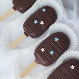 1000PCS Natural Wooden Craft Sticks Paddle Pop Sticks Ice Cream coffee stir - Wooden - Top-Down View