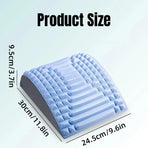 Ergonomic Neck and Back Support Stretcher for Relaxation and Posture - Grey