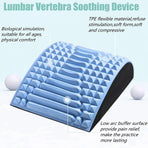 Ergonomic Neck and Back Support Stretcher for Relaxation and Posture - Grey