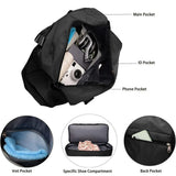 Yoga Fitness Bag Outdoor Sports Travel Bag Large Capacity Gym Luggage Bag - Close-Up Angle
