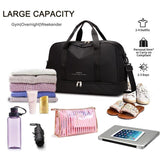 Yoga Fitness Bag Outdoor Sports Travel Bag Large Capacity Gym Luggage Bag - 45-Degree Angle