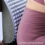 Ergonomic Neck and Back Support Stretcher for Relaxation and Posture - Pink