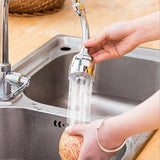 Kitchen Universal Faucet Splash-Proof Head Pressurized Nozzle Bubbler 360° Au