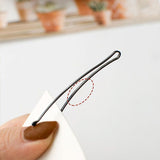 40 PCS Short Black Waved Hair Pins Bobby Pins Grips Salon Dance Hair Accessories - Long Wave Clip
