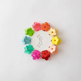 10PCS Mini Hair Clips Colourful Plastic Hair Clamps for Braiding and Styling - Crown - Low Angle