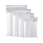100X Bulk Clear Resealable PE Plastic Zip Bags - 16*24cm 100PCS
