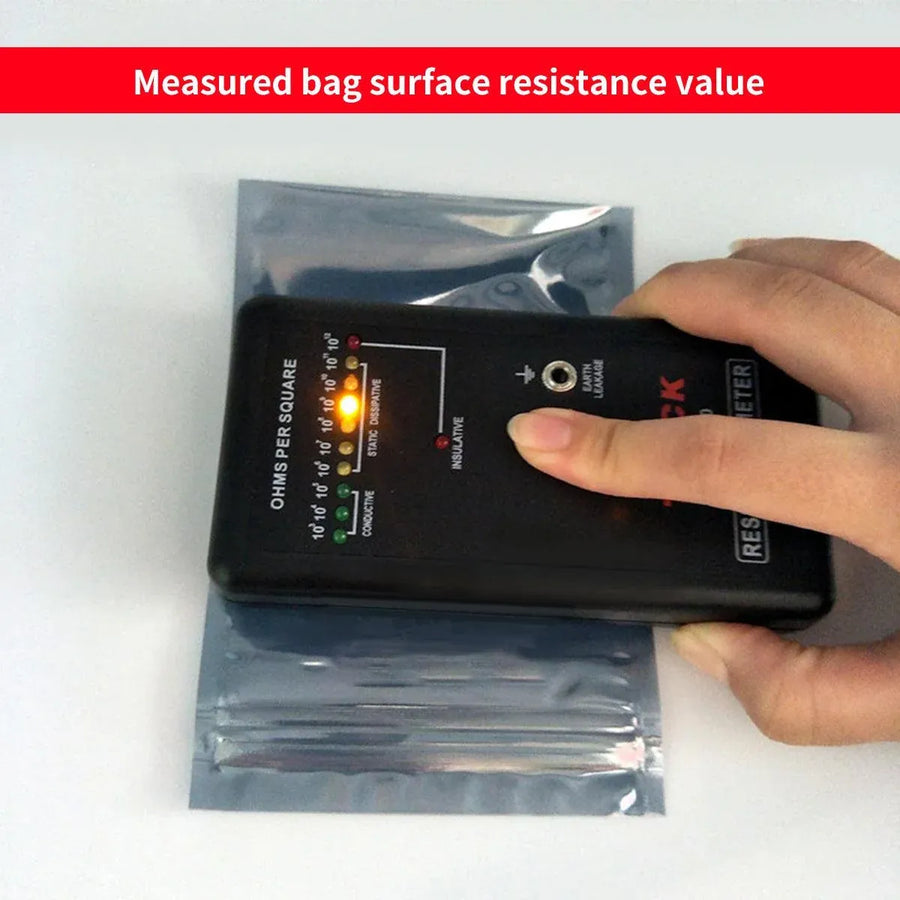 Plastic Self Sealing Bags 100PCS Anti Static Semi Transparent Resealable - 6x9cm