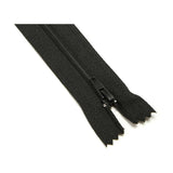20PCS Closed End Nylon Zippers Tailor Sewer DIY Craft Sewing 20cm - Black - Rear View