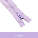 20PCS Closed End Nylon Zippers Tailor Sewer DIY Craft Sewing 20cm - Mixed Color - 45-Degree Angle