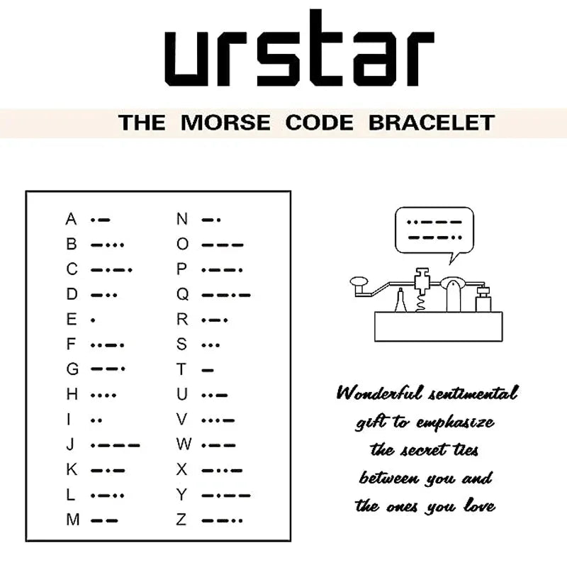 Morse Code Leather Bracelet A New Chapter Adjustable Handmade Stainless Steel Beads