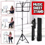 Foldable Sheet Music Stand Tripod with Carry Bag - 1 Pc