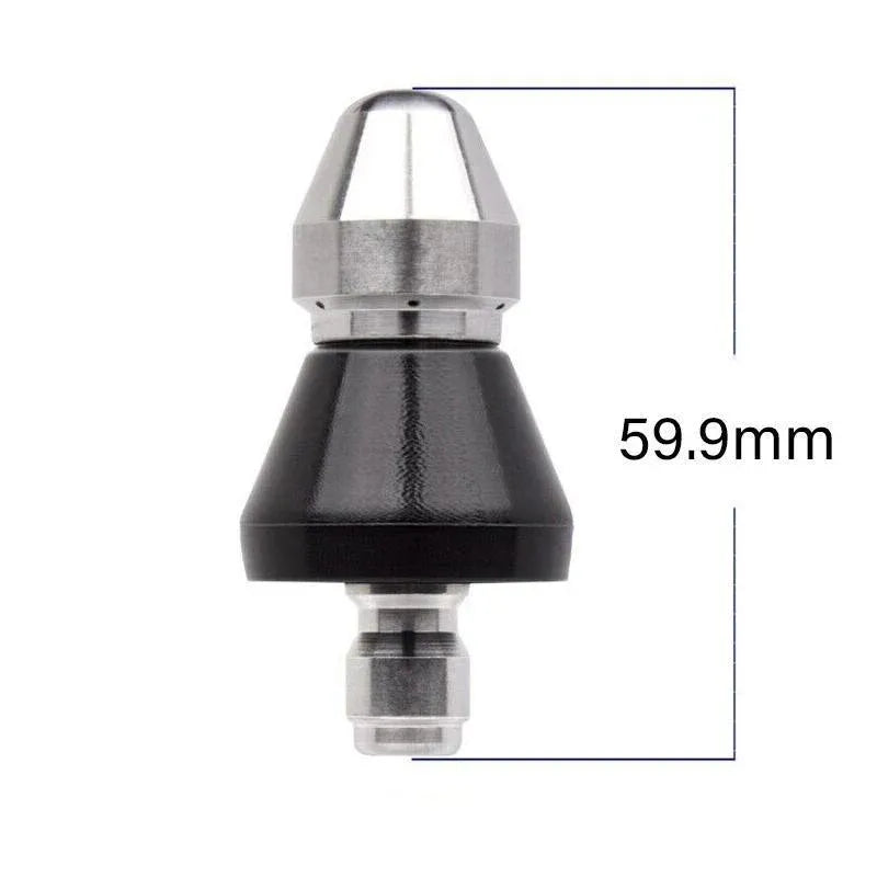 High Pressure Drain 1 Front 6 Nozzle Sewer Pipe Cleaner Rear Jet Pressure Washer