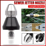 High Pressure Drain 1 Front 6 Nozzle Sewer Pipe Cleaner Rear Jet Pressure Washer - Extra Image