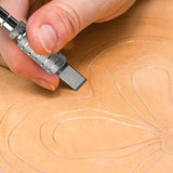 Swivel Leather Working Cut Blade Adjustable Carving Knife Leather Craft Tool - 45-Degree Angle