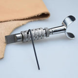 Swivel Leather Working Cut Blade Adjustable Carving Knife Leather Craft Tool - Low Angle