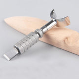 Swivel Leather Working Cut Blade Adjustable Carving Knife Leather Craft Tool - Extra Image