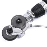 Electric Drill Plate Cutter Sheet Metal Nibbler Precise Cutting Shears Cutter - Side View