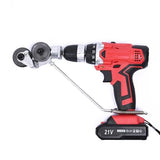Electric Drill Plate Cutter Sheet Metal Nibbler Precise Cutting Shears Cutter - 45-Degree Angle