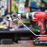 Electric Drill Plate Cutter Sheet Metal Nibbler Precise Cutting Shears Cutter - Extra Image