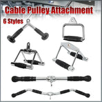 EZ Curl Pull-Down Bar - Cable Pulley Attachment LAT Bar (1 Piece)