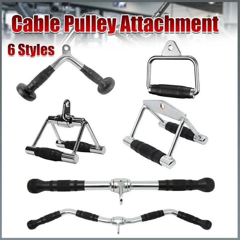 EZ Curl Pull-Down Bar - Cable Pulley Attachment LAT Bar (1 Piece)