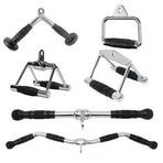 EZ Curl Pull-Down Bar - Cable Pulley Attachment LAT Bar (1 Piece)