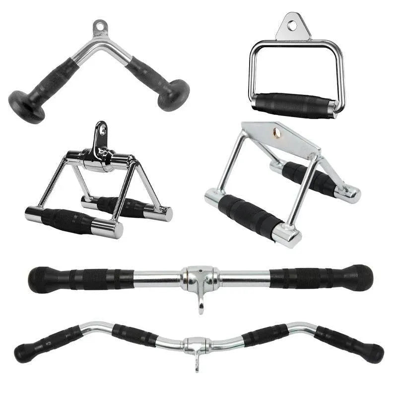EZ Curl Pull-Down Bar - Cable Pulley Attachment LAT Bar (1 Piece)