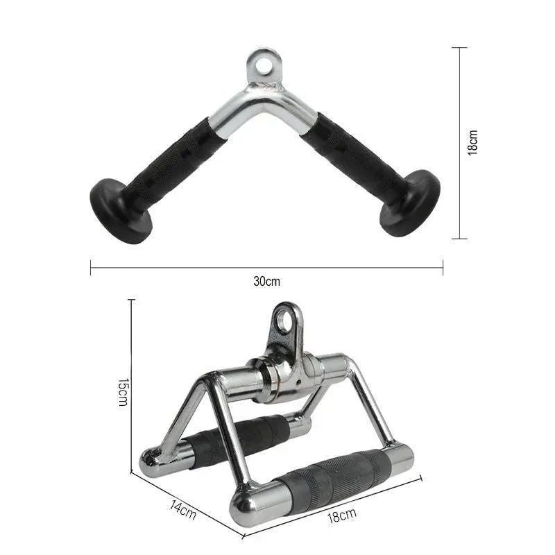 EZ Curl Pull-Down Bar - Cable Pulley Attachment LAT Bar (1 Piece)