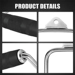 EZ Curl Pull-Down Bar - Cable Pulley Attachment LAT Bar (1 Piece)