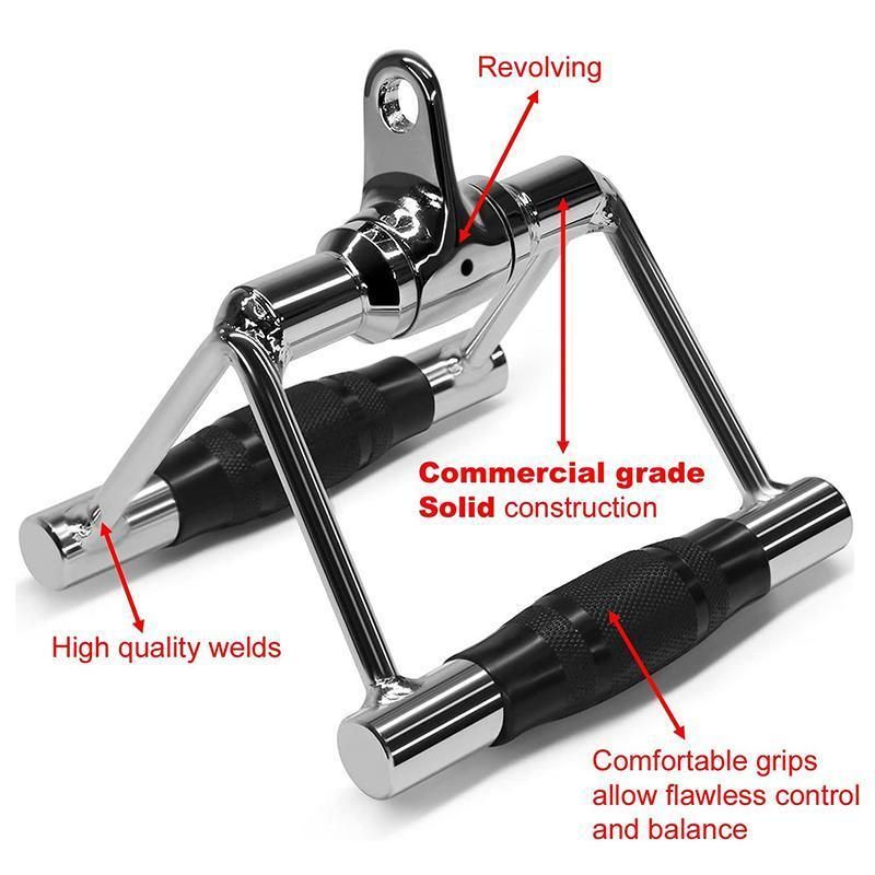 EZ Curl Pull-Down Bar - Cable Pulley Attachment LAT Bar (1 Piece)